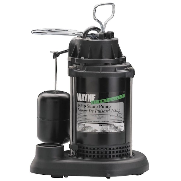Wayne Water Systems Wayne SPF Series 1/3 HP 115V Submersible Sump Pump SPF33-57610 - main